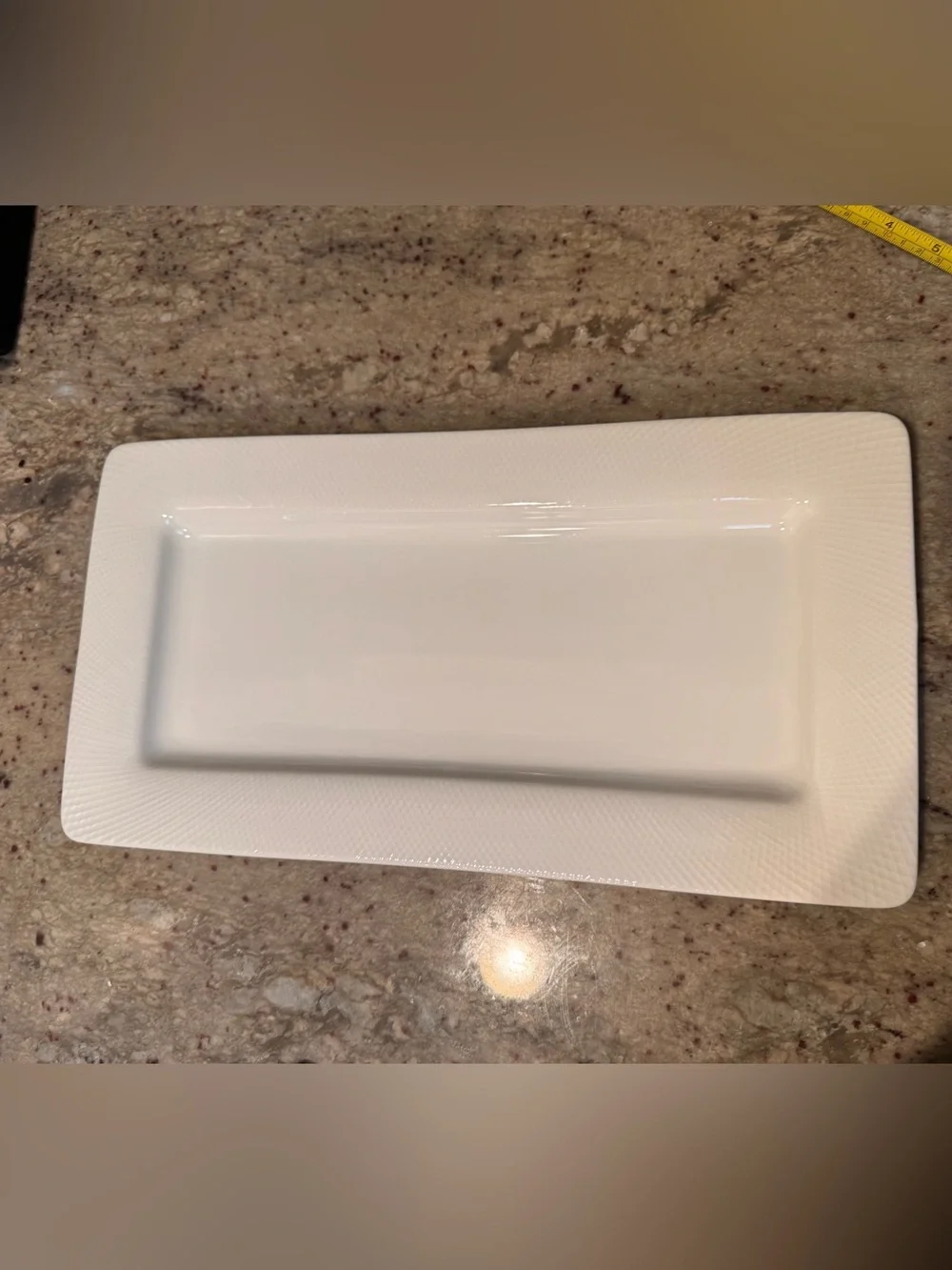 Pottery Barn Textured Large Sandwich Tray